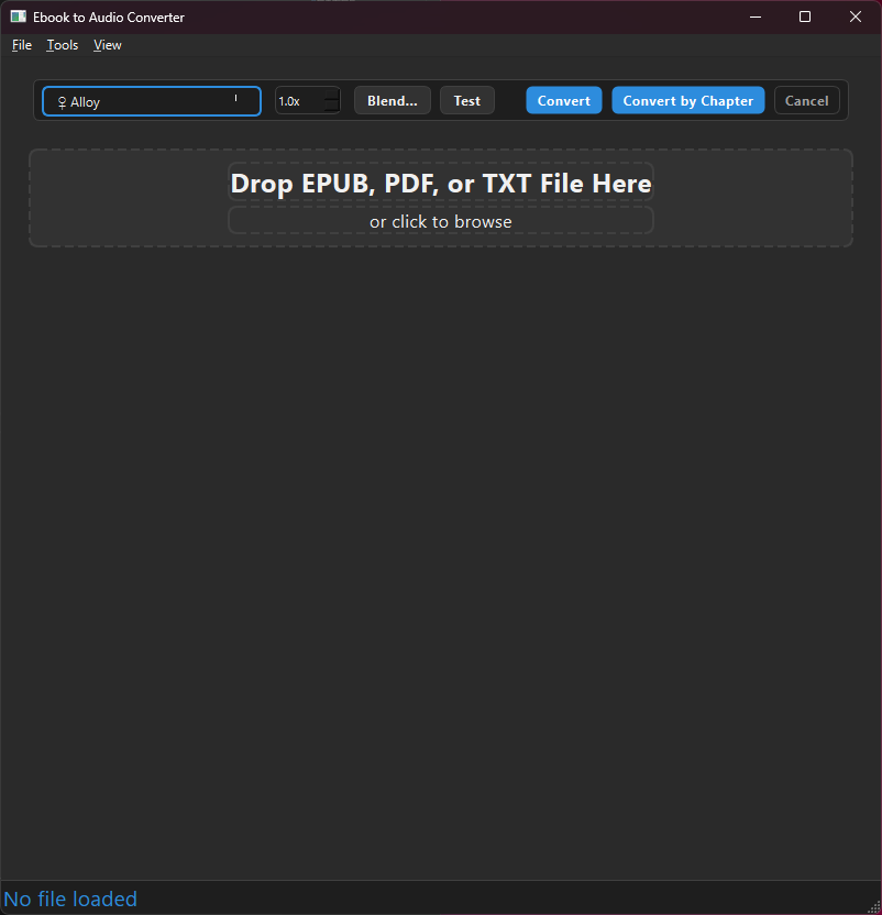 File Selection Interface